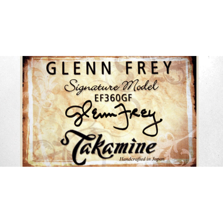 Takamine EF360GF signature serie "Glenn Frey" met koffer