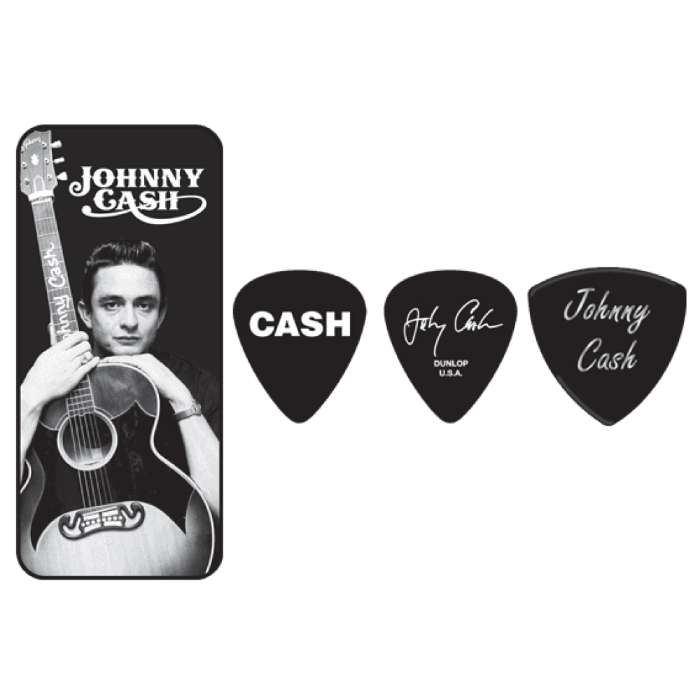 Plectrums collector Johnny Cash 6x medium Memphis