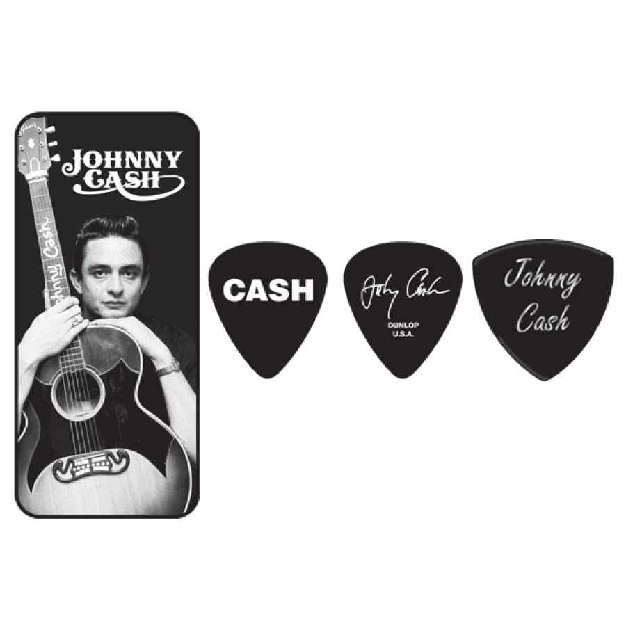 Plectrums collector Johnny Cash 6x medium Memphis