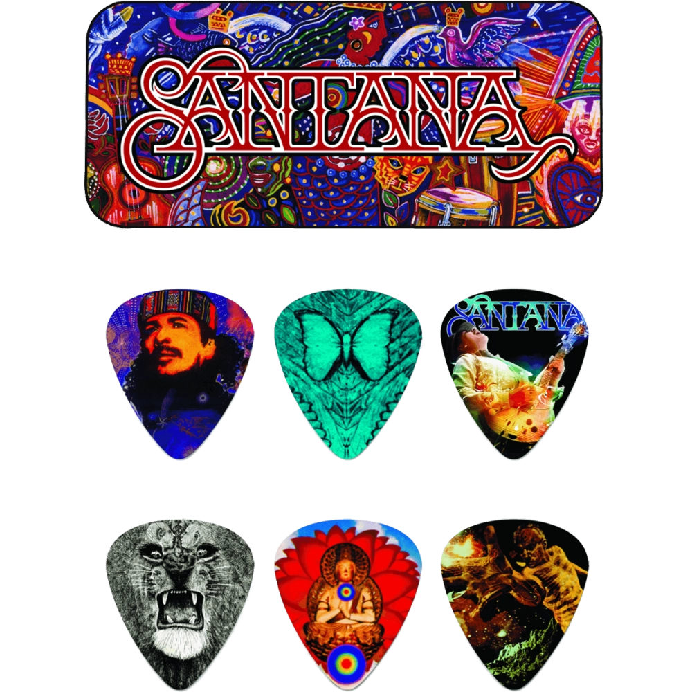Plectrums collector Carlos Santana 6x medium