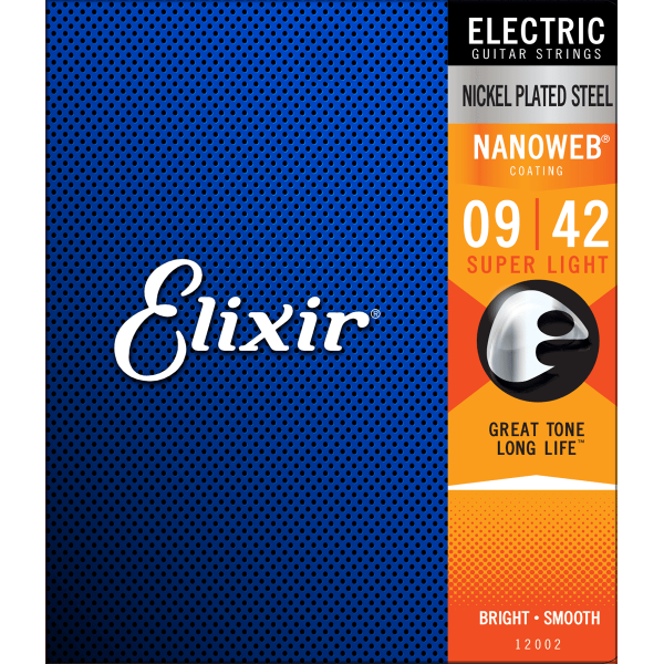 Elixir elektrische snaren 12002 super-light 09-42 nanoweb