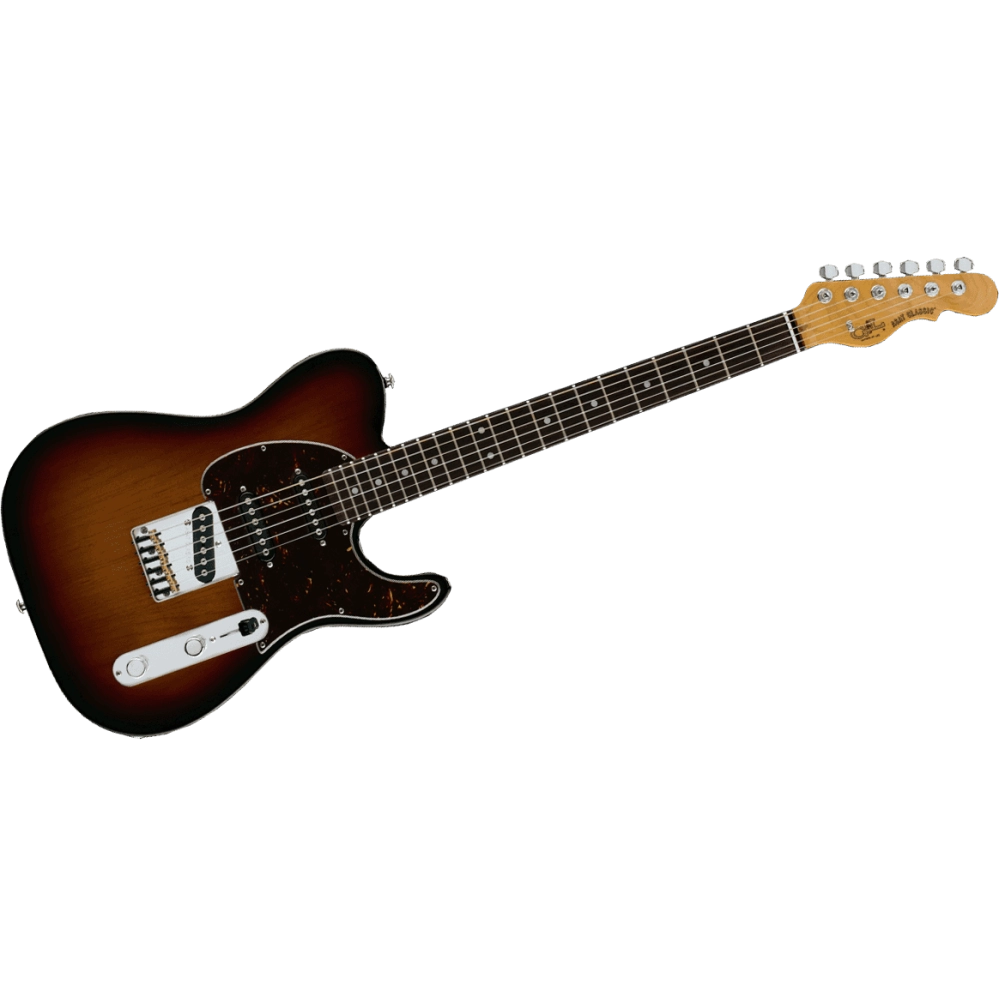 G&L ASCL-3 Tone Sunburst Palissander elektrische gitaar