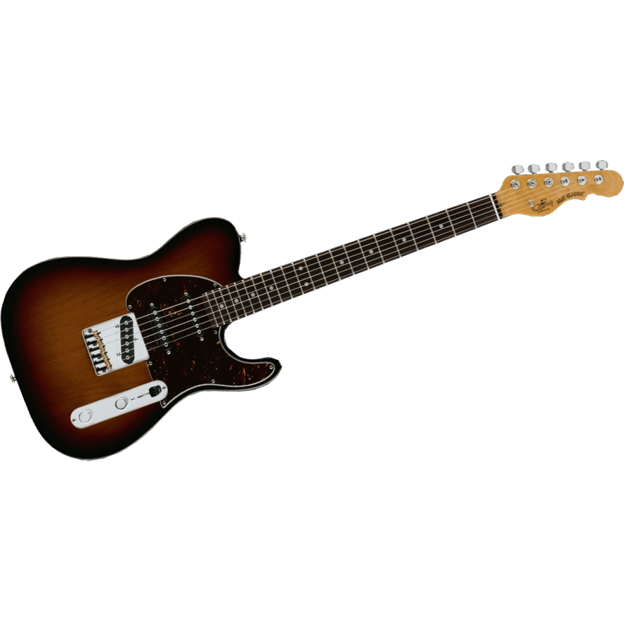 G&L ASCL-3 Tone Sunburst Palissander elektrische gitaar