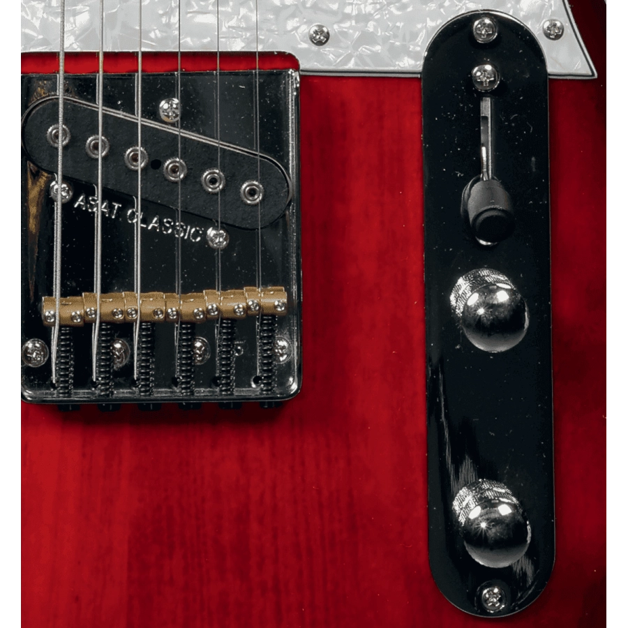 G&L TASCBSH-Redburst Palissander elektrische gitaar