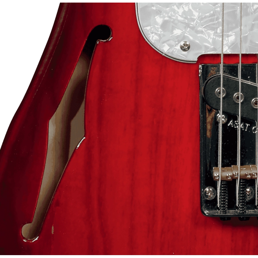 G&L TASCBSH-Redburst Palissander elektrische gitaar