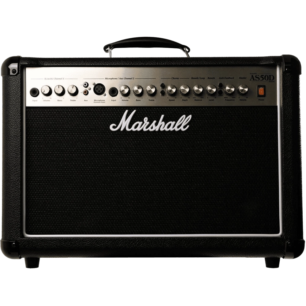 Marshall AS50D-BK 50w akoestische gitaarversterker zwart