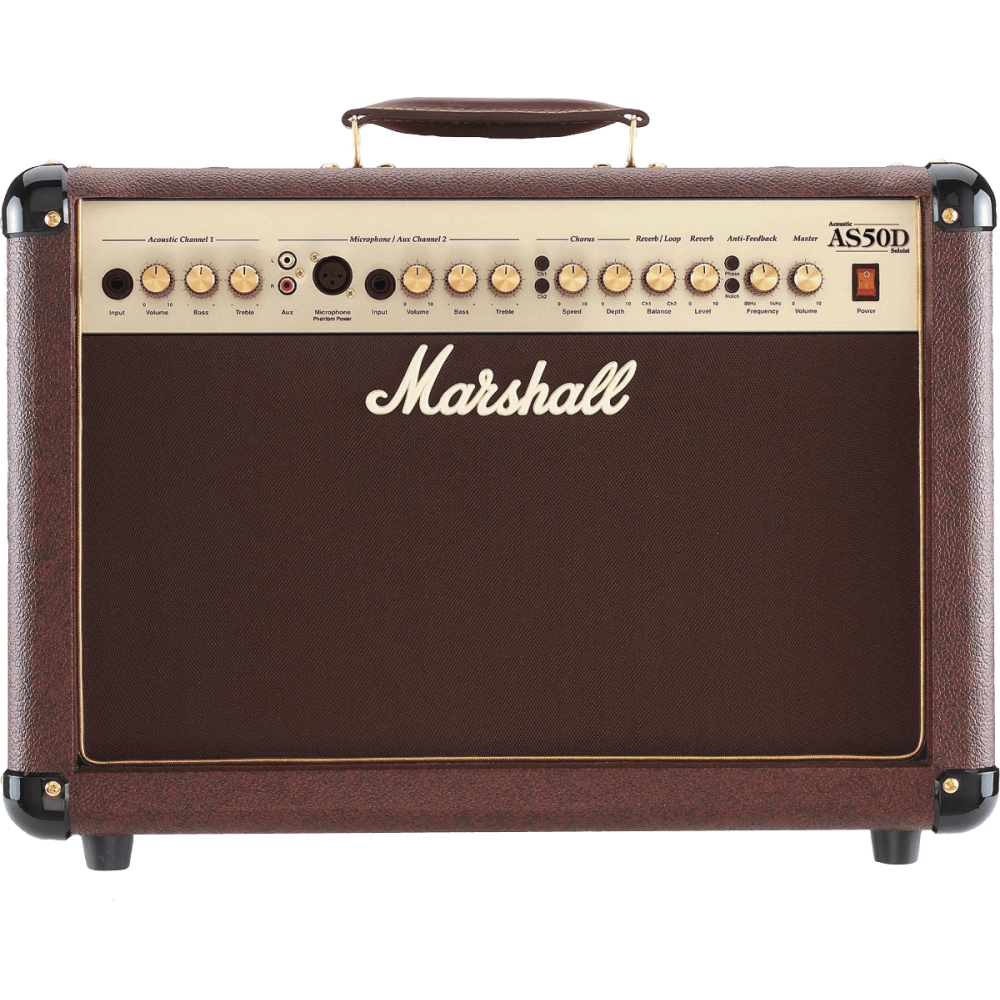 Marshall AS50D 50w akoestische gitaarversterker bruin