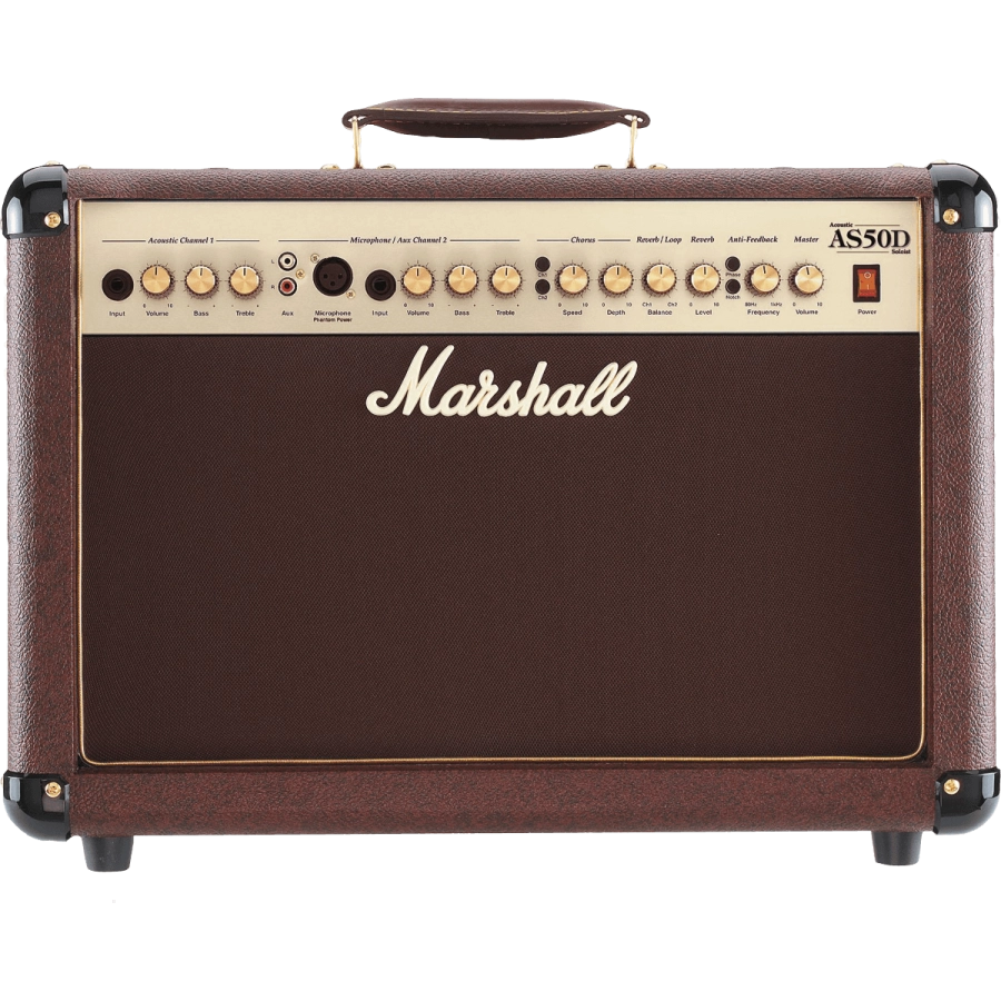 Marshall AS50D 50w akoestische gitaarversterker bruin