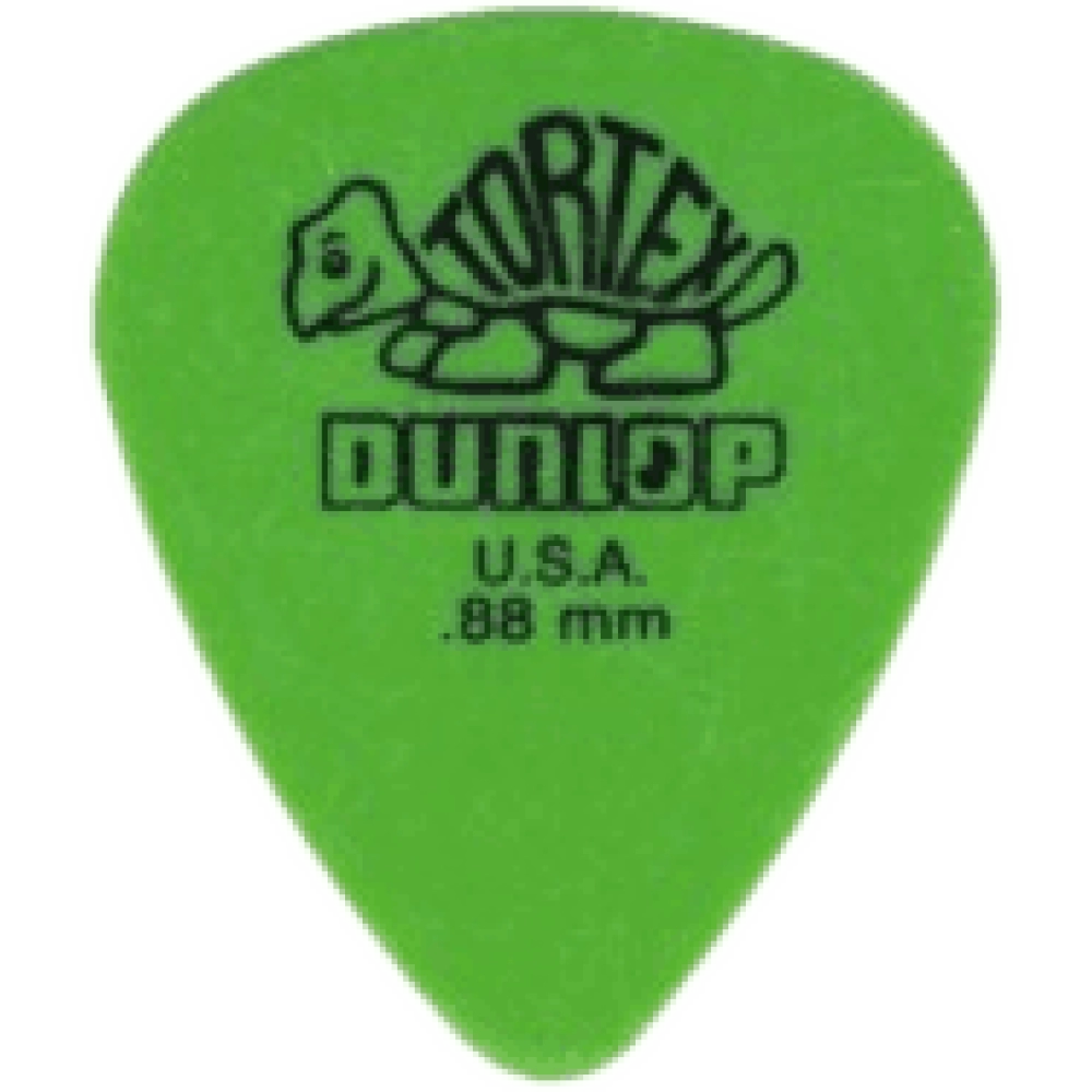 Dunlop plectrums zakje met 72 medium, groen