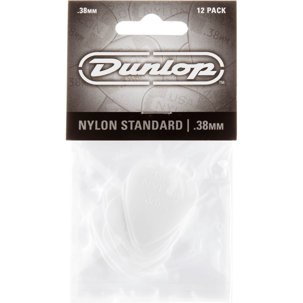 Dunlop plectrums zakje met 12, 0,38 mm