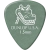 Dunlop plectrums zakje met 72, super  hard, groen