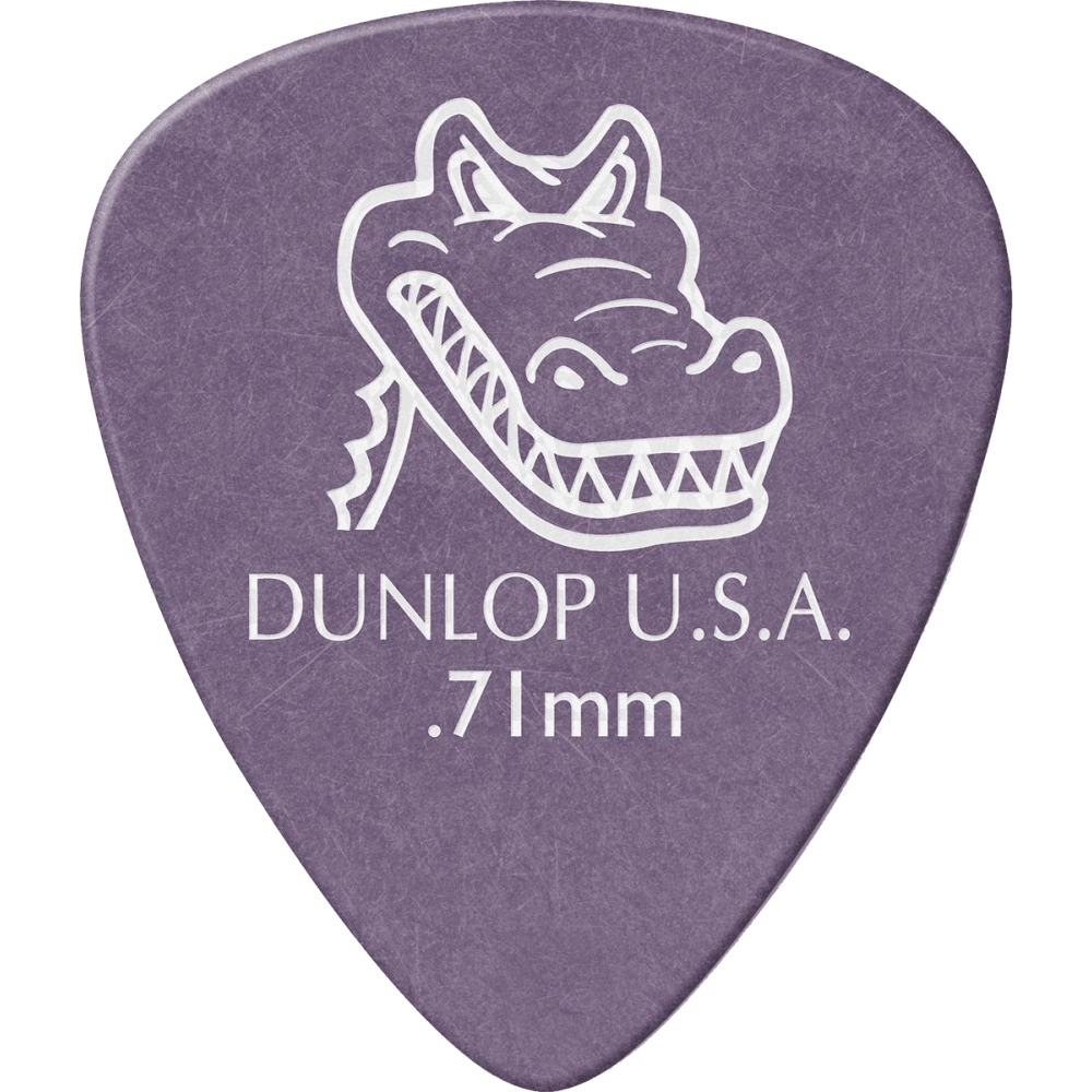 Dunlop plectrums zakje met 72, medium, mauve