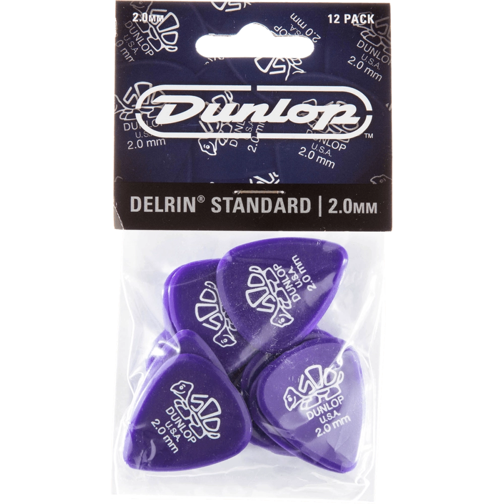 Dunlop plectrums player's pack met 12, 2,00mm