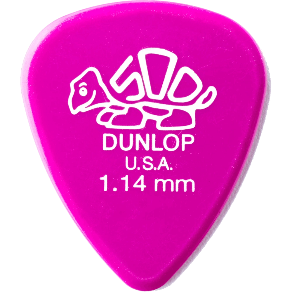 Dunlop plectrums zakje met 72, zeer hard, magenta