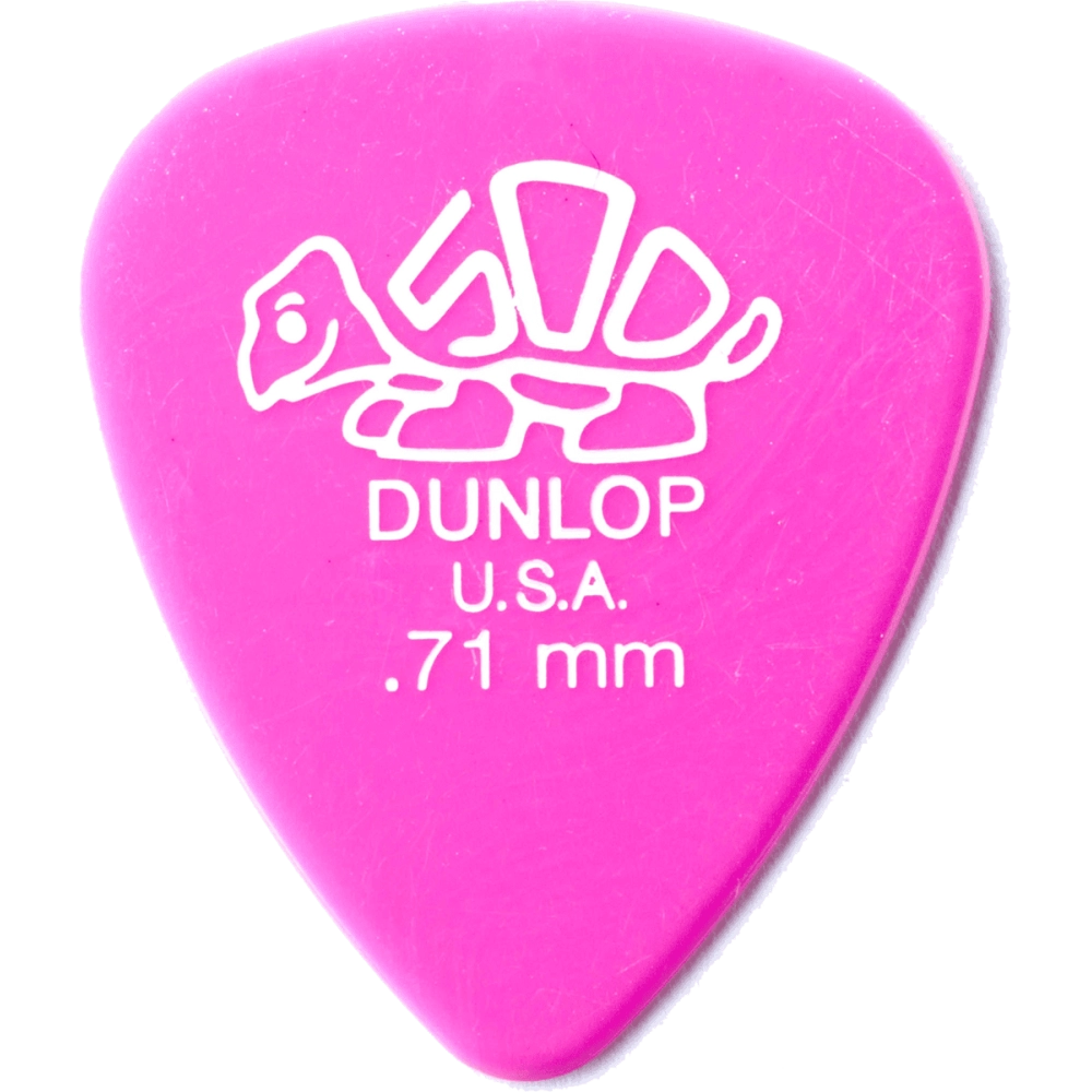 Dunlop plectrums zakje met 72, medium, roos