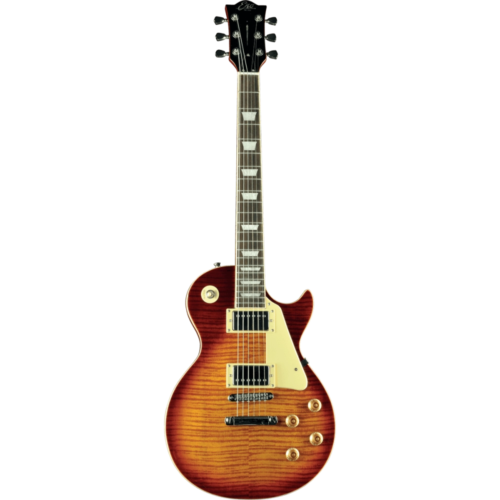 Eko GEE VL480-CSB type lp aged cherry sunburst flamed