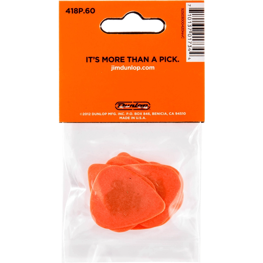 Dunlop plectrums zakje met 12, 0,60 mm