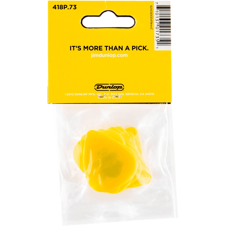 Dunlop plectrums zakje met 12, 0,73 mm