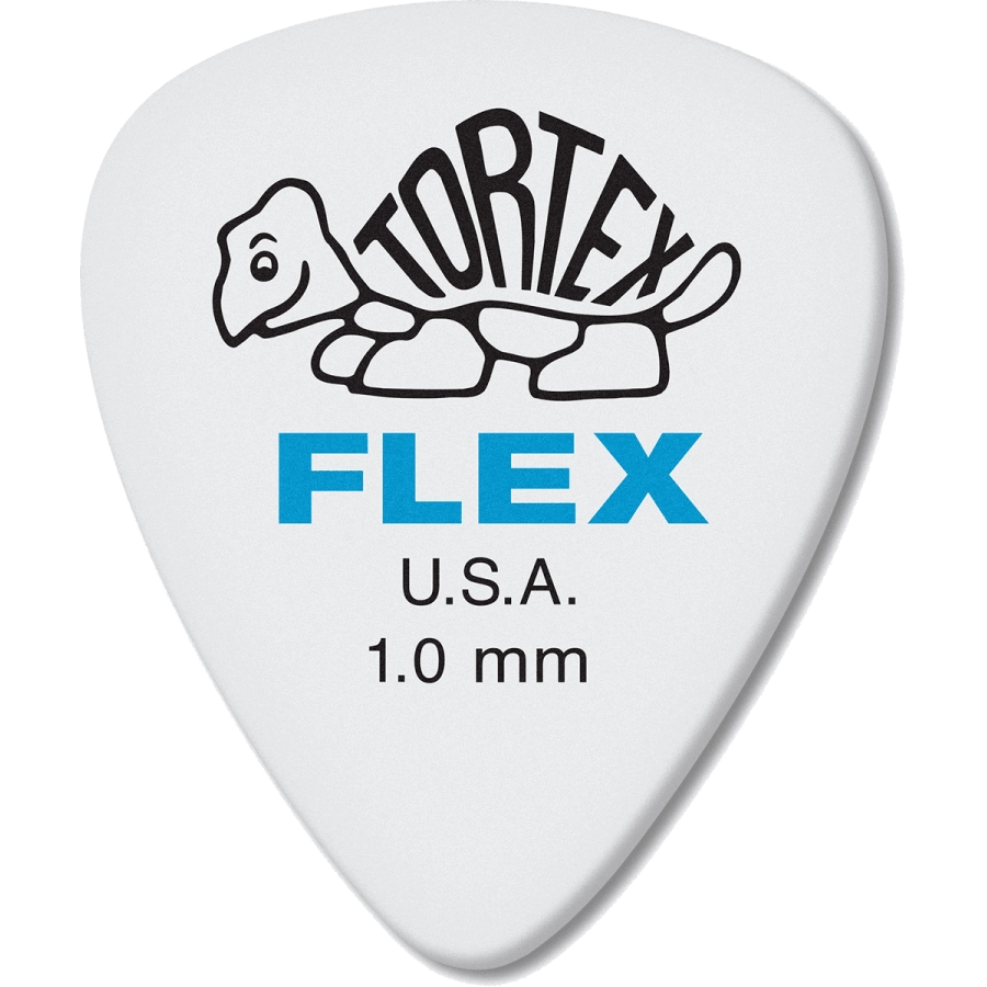 Dunlop plectrums tortex flex 1,00mm sachet de 12