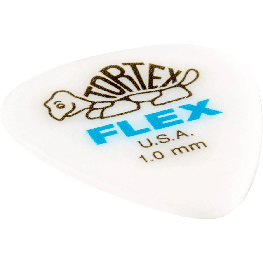 Dunlop plectrums tortex flex 1,00mm sachet de 12