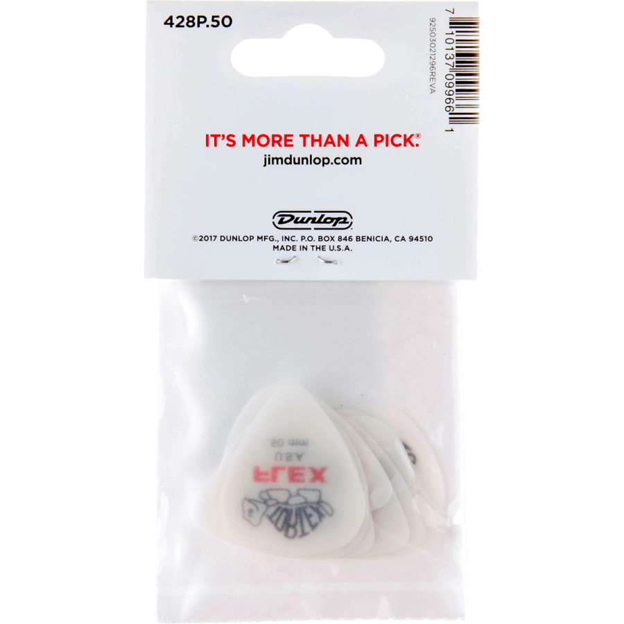 Dunlop plectrums player's pack met 12, 0,50mm