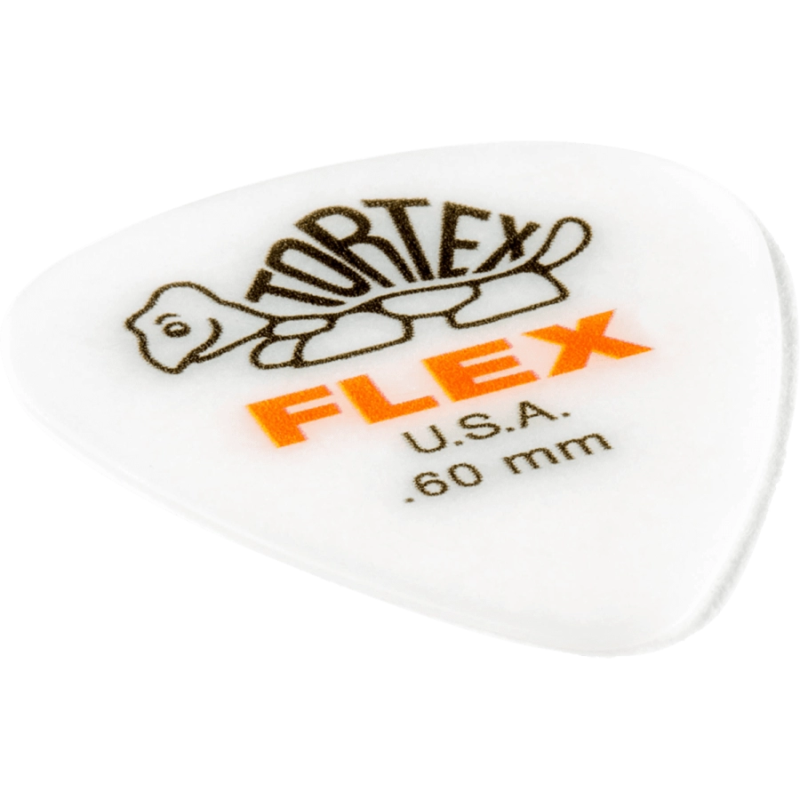 Dunlop plectrums tortex flex 0,60mm sachet de 12