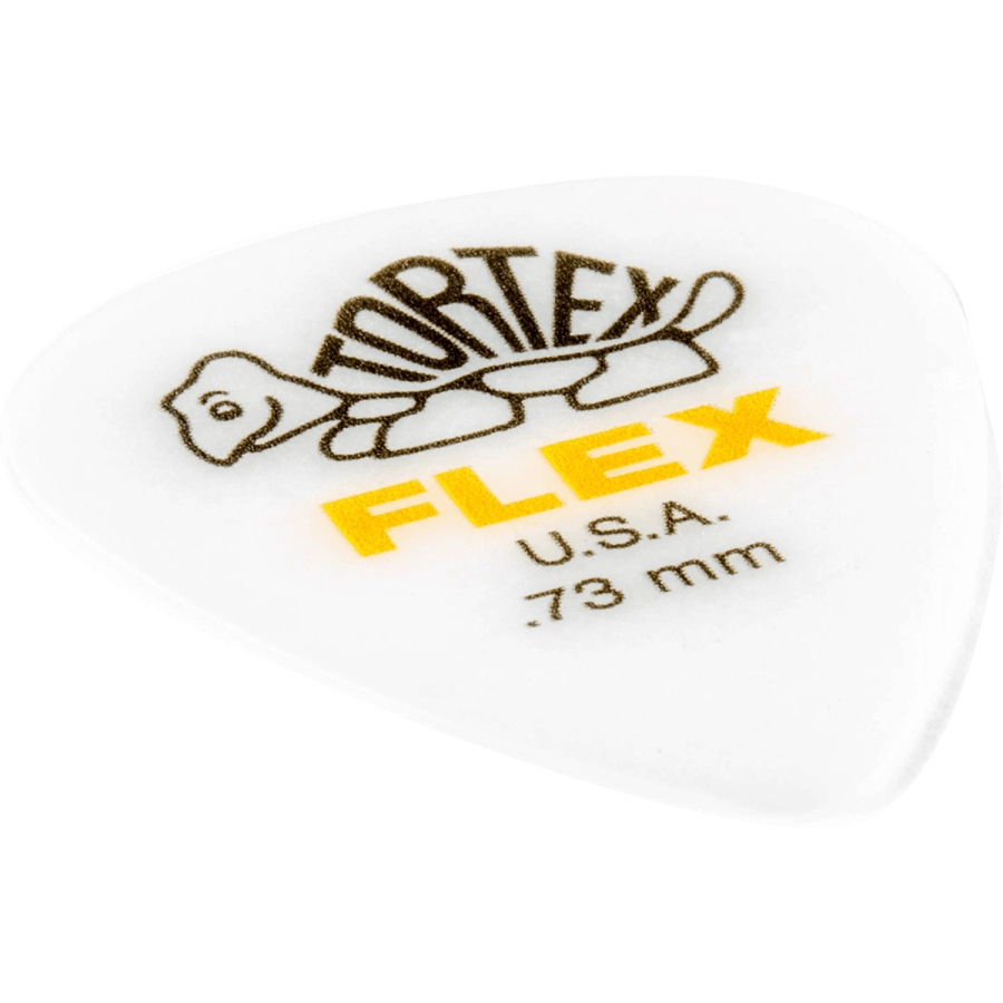 Dunlop plectrums tortex flex 0,73mm sachet de 12