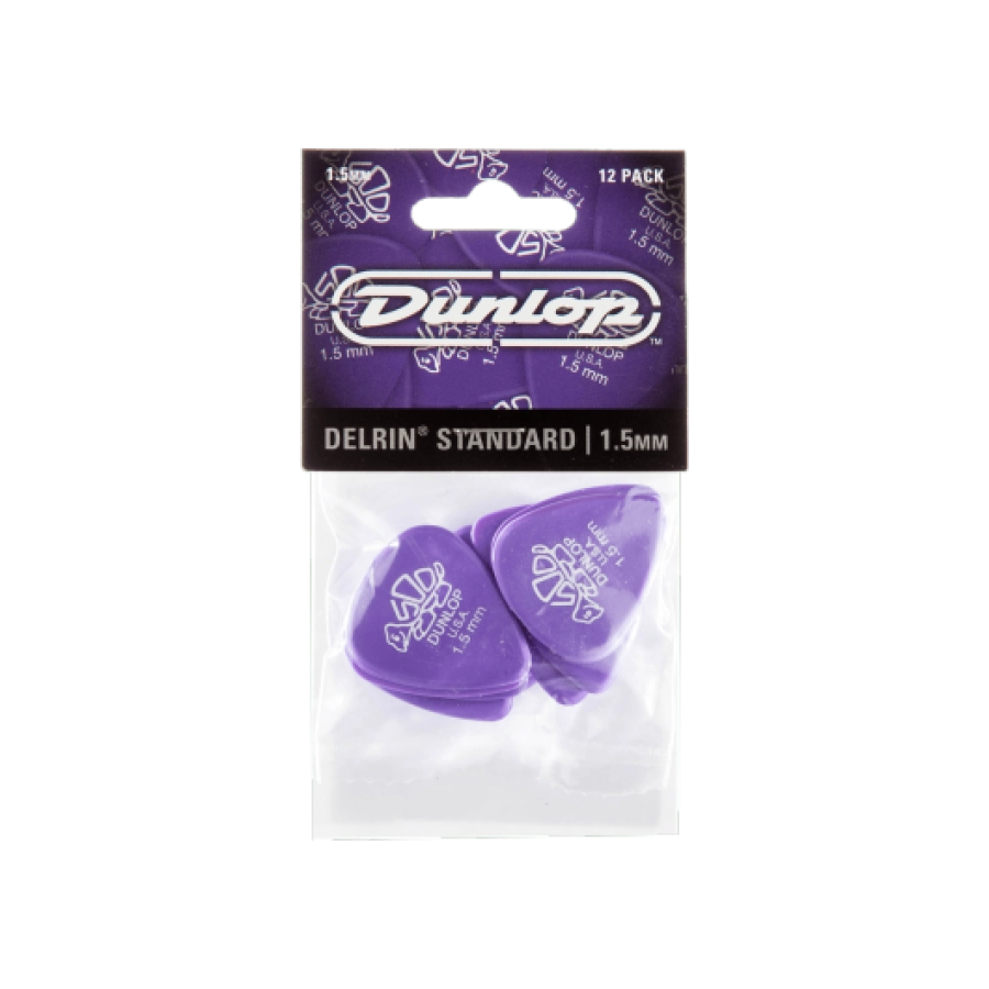 Dunlop plectrums player's pack met 12, 1,50mm