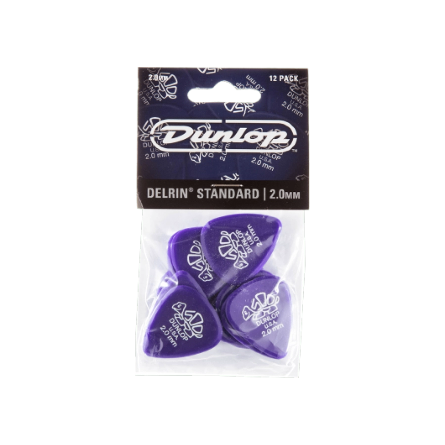 Dunlop plectrums player's pack met 12, 2,00mm