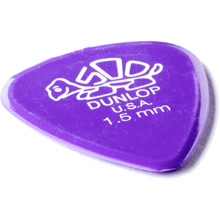 Dunlop plectrums zakje met 72, super  hard, lavendel