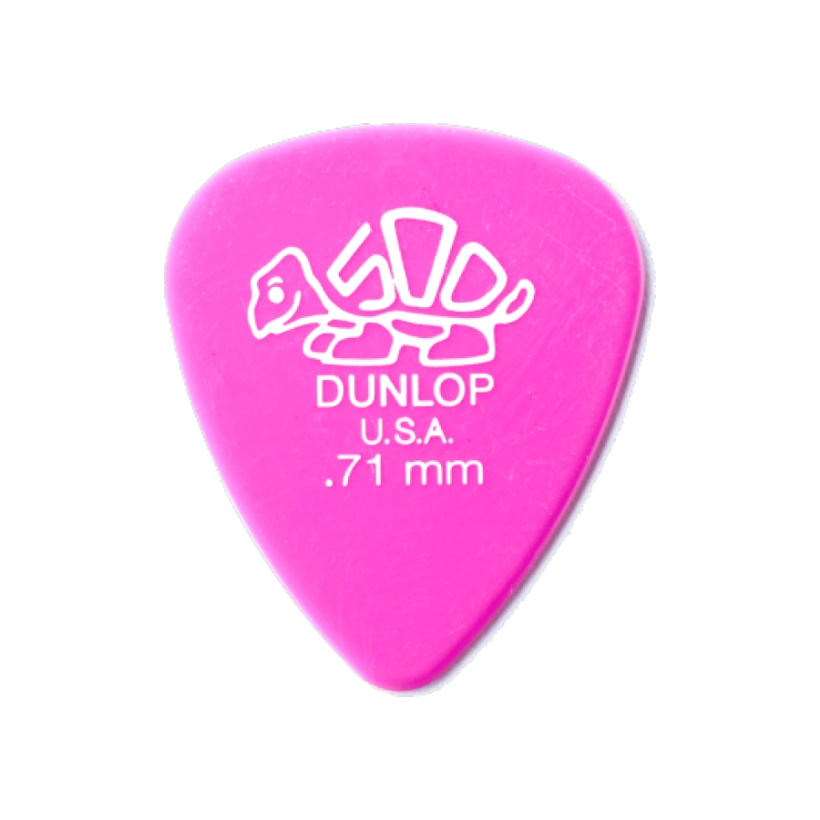 Dunlop plectrums zakje met 72, medium, roos