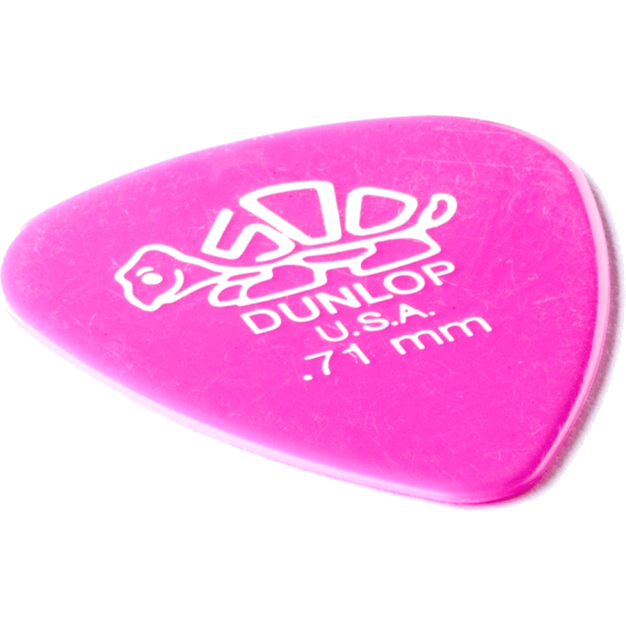 Dunlop plectrums zakje met 72, medium, roos