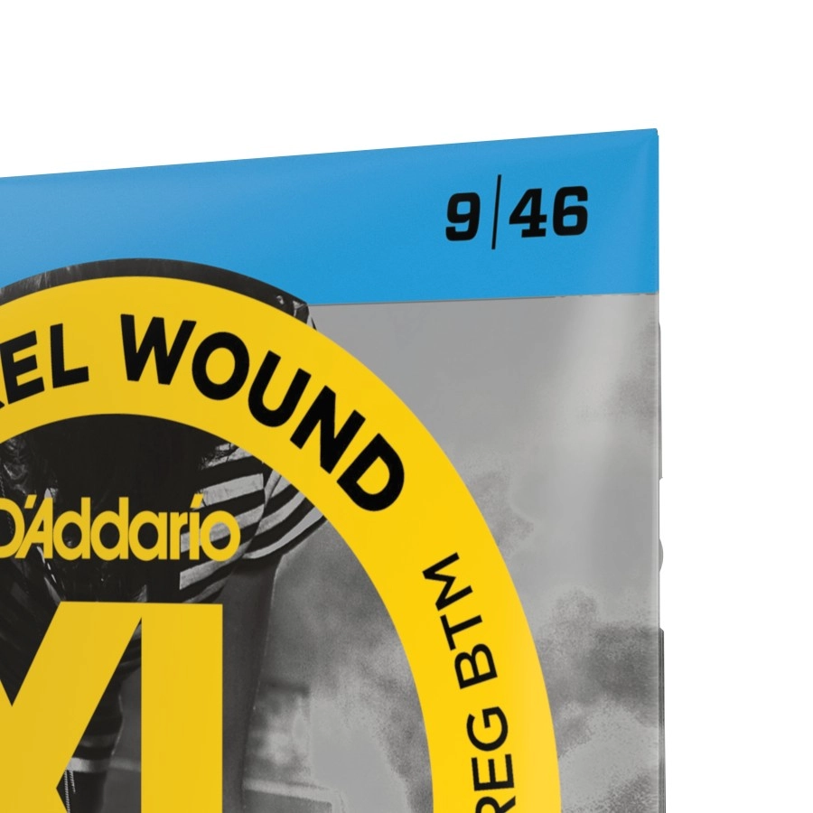 D'Addario EXL125 Nickel Wound Electric Guitar Strings, Super Light Top/ Regular Bottom, 09-46