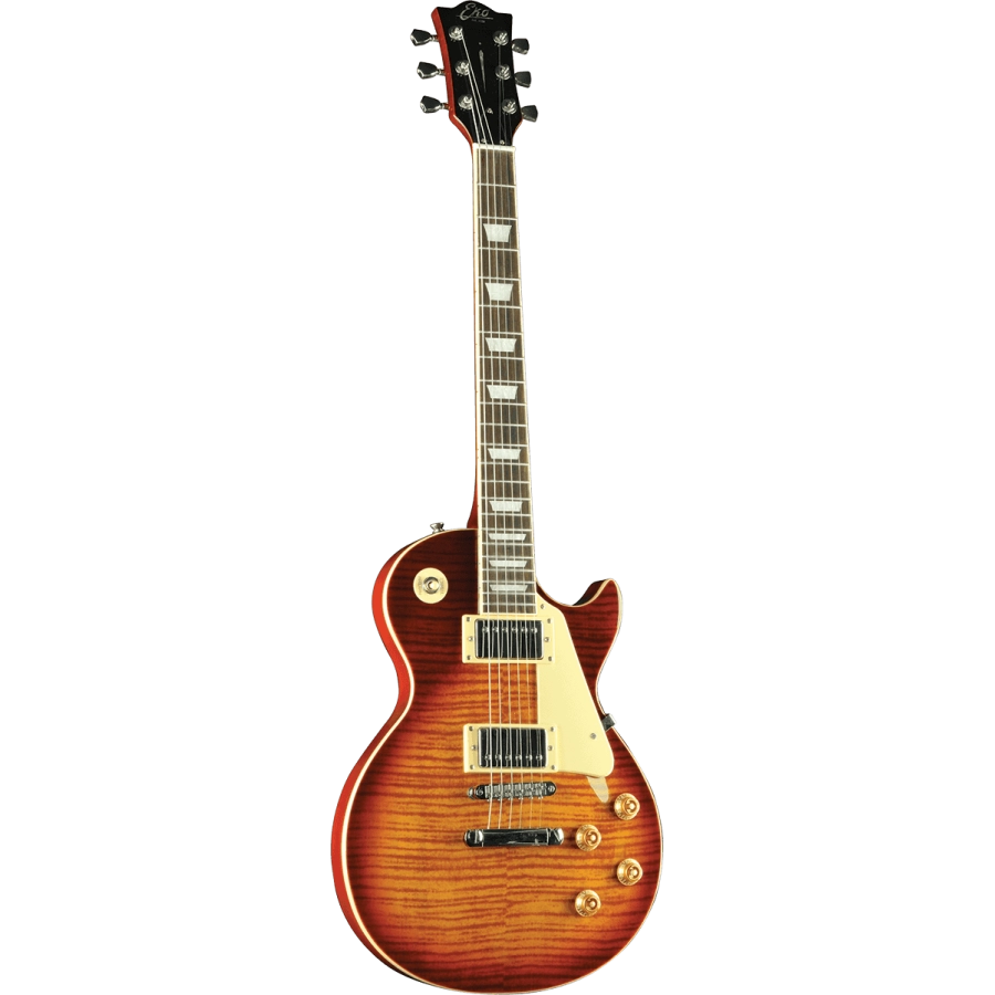 Eko GEE VL480-CSB type lp aged cherry sunburst flamed