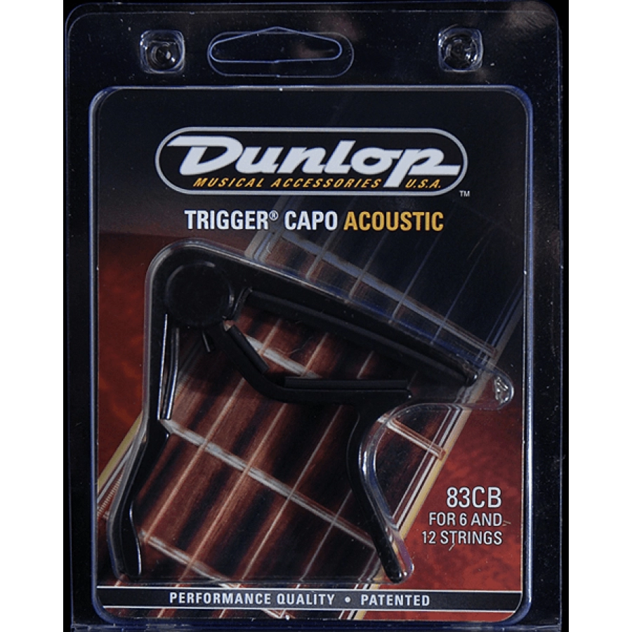 Dunlop ADU 83CB zwart, acoustic